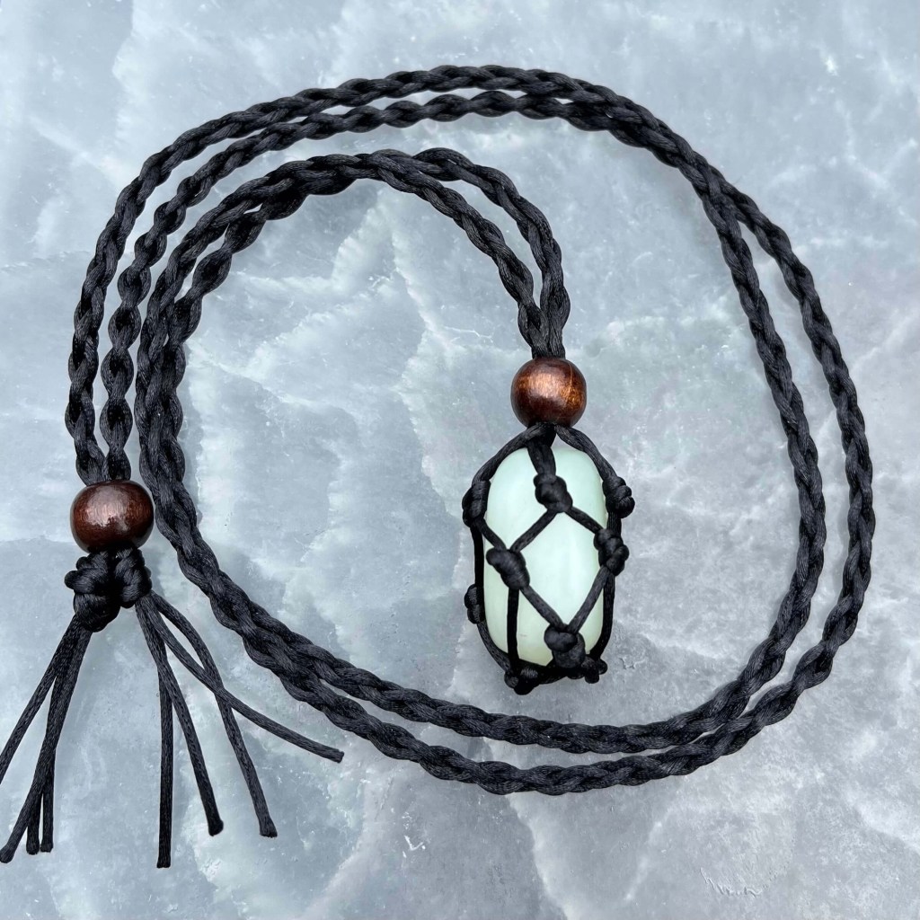 For Sale - Handmade Jade crystal holder necklace in Gainesville, Florida