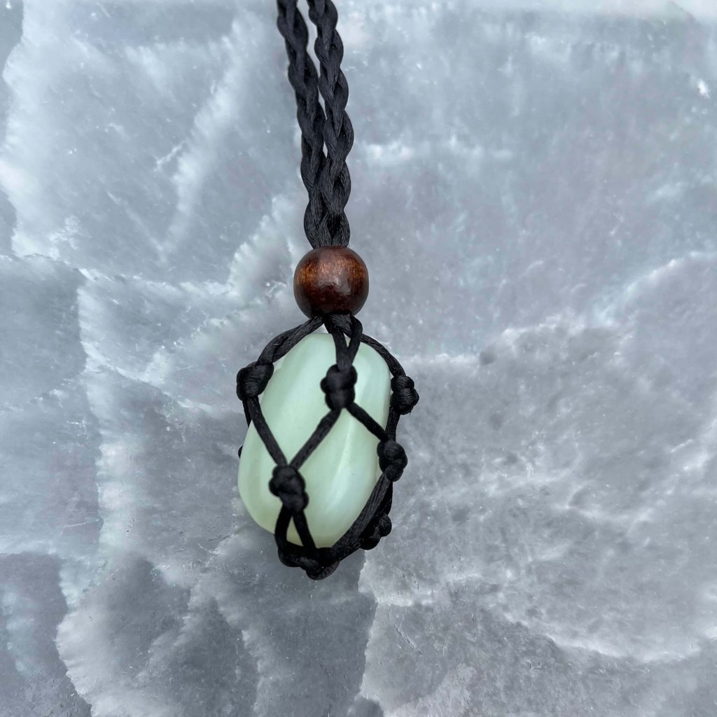 For Sale - Handmade Jade crystal holder necklace in Gainesville, Florida